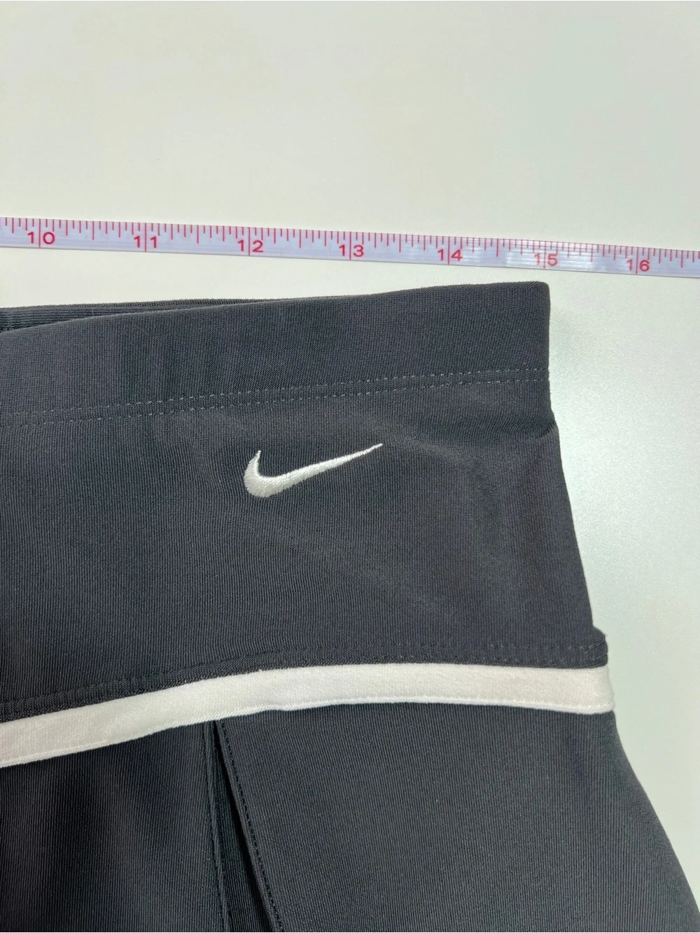 Nike Dri-FIT Tennis Skort Women’s S Charcoal Gray Pleated Athletic Skirt Shorts